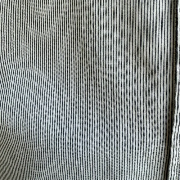 Express Men's Striped light blue and White Button Down Shirt - Picture 4 of 4
